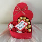 HEART FERRERO BOX By GiftsMyStore